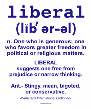 Yeah, I’m a liberal, rationality demands it!A fellow liberal and ...