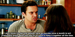 Women Angry Excuse Period New Girl Funny Period GIF