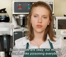 film, funny, ghost world, movie, poison, quote, scarlett johansson ...