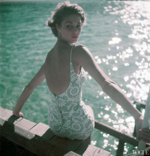 Vogue, November 15, 1950 #FlowerShopVintage Swimsuits, Bathing Suits ...