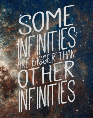 The Fault in Our Stars / Some Infinities / Poster by UrbanDinosaur