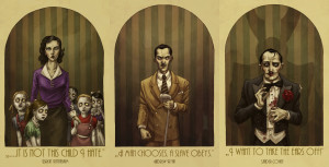 Triptych: No Gods or Kings, Only Man