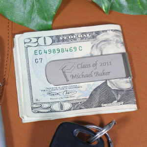 ... money clip $ 16 98 graduation silver money clip engraved class of