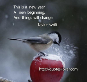 This is a new year. A new beginning. And things will change. #Change # ...
