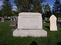 Karl G. Maeser's grave marker