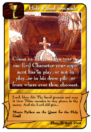 ... Python And The Holy Grail Holy Hand Grenade Monty python and the holy