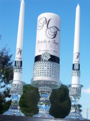 Black Tie Affair.....Unity Candle by JorgeiaWeddingEvent