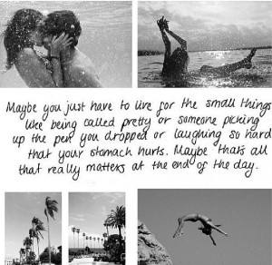 love the little things quote