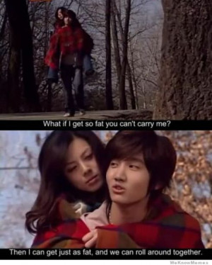 ... love Japanese style – What if I get so fat you can’t carry me