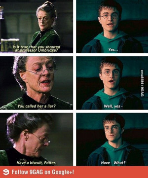 Professor McGonagall being awesome