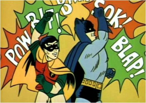 boom bang pow batman and robin were masters at smashing punks and ...