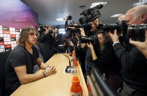 ... end of season latest sport news soccer puyol to leave barcelona at end