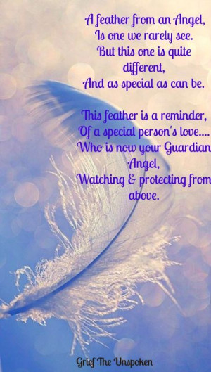 ... Who is now your Guardian Angel, Watching & protecting from above