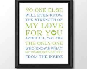 ... love for you wall art, baby nursery quotes, baptism gift