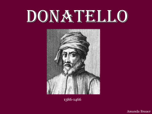 Artwork of Donatello . Donatello Paintings and Sculptures . Masters ...