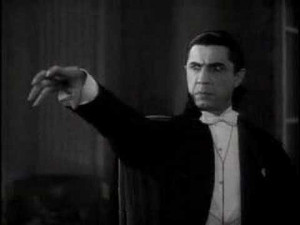 Bela Lugosi as Count Dracula (1931).