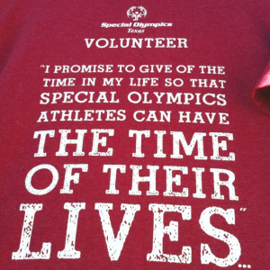 Special Olympics!