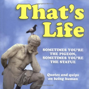 Sometimes You're the Pigeon, Sometimes You're the Statue