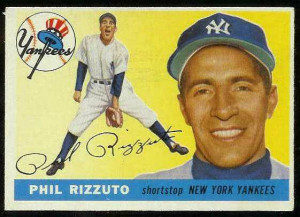 1955 Topps #189 Phil Rizzuto SCARCE HIGH NUMBER [#a] (Yankees ...