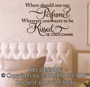 Details about Coco Chanel Quote Vinyl Wall Decal Lettering WANTS TO BE ...