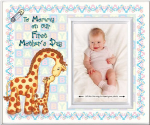 To Mommy on Our First Mother's Day - Picture Frame Gift