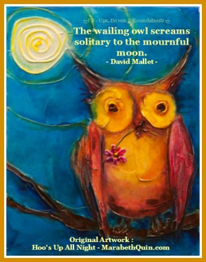 ... moon. - David Mallet - Original artwork via www.marabethquin.com