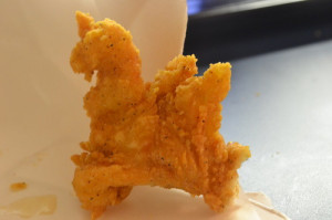 ... my chicken strips when all of a sudden... you guessed it... unicorn