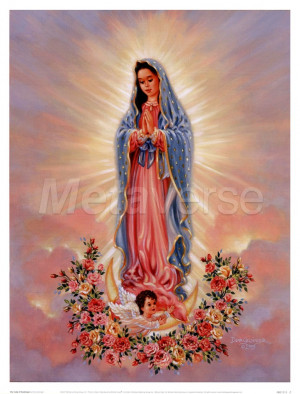 Our Lady Of Guadalupe by Dona Gelsinger art print