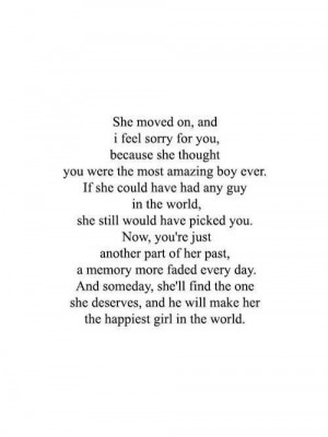 ... still would have picked you. Now, you’re just another part of her