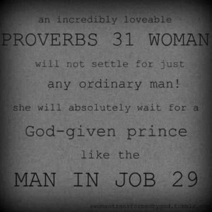Be patient; be picky. Don't settle for a man who won't lead you and ...