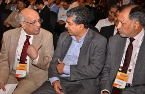 MATTERS: (from left) Som Mittal, President, Nasscom, Nandan Nilekani ...