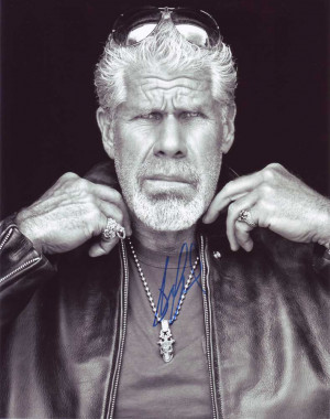 Ron Perlman Ice Pirates Ron perlman in-person autographed photo