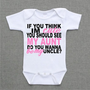... Uncle Onesie Baby Bodysuit Romper Creeper or Shirt cute baby gift
