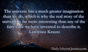Lawrence Krauss – The universe has a much greater imagination