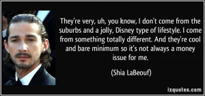 They're very, uh, you know, I don't come from the suburbs and a jolly ...