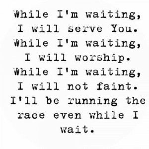 love this song...While I’m waiting by John Waller from the movie ...