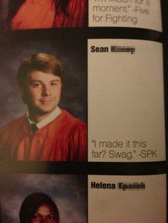 funny yearbook quotes swag more yearbooks pics funny pics awesome ...