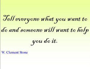 Quote of the Day : W. Clement Stone