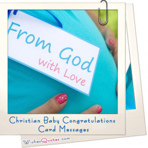 Messages to Write for Christians in New Baby Cards