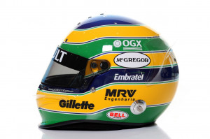08.02.2012 Jerez, Spain,Bruno Senna (VEN), Williams F1 Team helmet ...