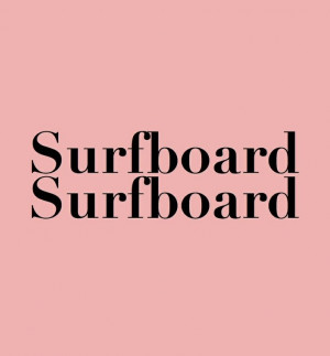 beyonce surfboard