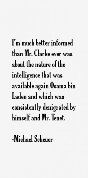 much better informed than Mr. Clarke ever was about the nature of ...