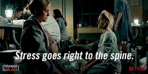 Stress Goes Right to the Spine’ – Yoga Wisdom on ‘Orange Is The ...