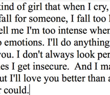 cry, girl, imperfections, love, low self-esteem, me, quote, sad