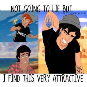 40 Disney Characters With Tattoos And Piercings! « Read Less