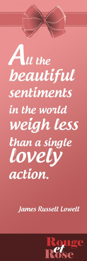 ... we're proclaiming, we risk losing our credibility.