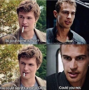 divergent, fault in our stars, funny, theo james, ansel elgort