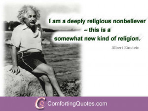 Albert Einstein Religion Quote