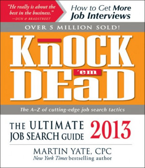 Knock 'em Dead 2013: The Ultimate Job Search Guide (Epub) -Mantesh ...
