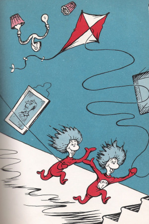 that my cousin JohnJohn and I were christened Thing 1 and Thing 2 ...